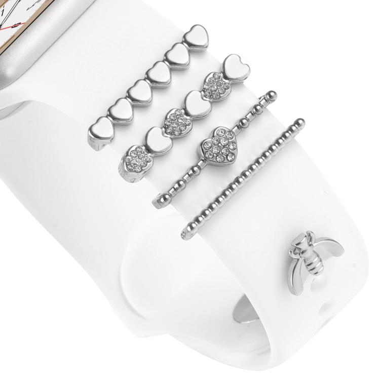 Smart Watch Band Decorative Ring Metal Accessories(Silver Cicada) - free shipping - PMC TechLife - Order now!