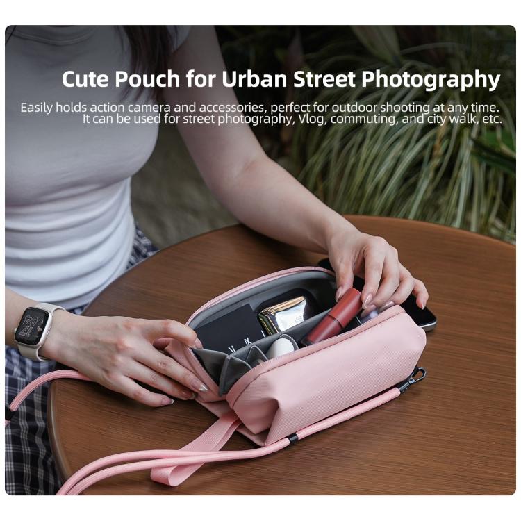 For DJI OSMO Pocket 3 Sunnylife Carrying Handbag Storage Shoulder Bag Combo Bags Mini Travel Daily Pouch(Orange) - free shipping - PMC TechLife - Order now!
