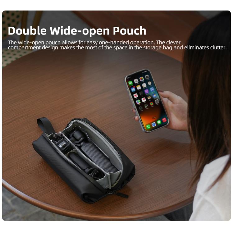 For DJI OSMO Pocket 3 Sunnylife Carrying Handbag Storage Shoulder Bag Combo Bags Mini Travel Daily Pouch(Pink) - free shipping - PMC TechLife - Order now!