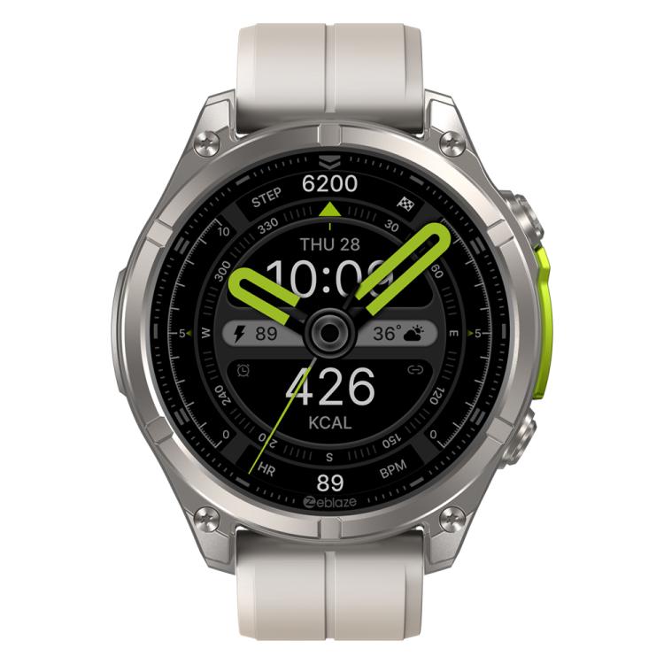 Zeblaze Vibe 8 Rugged Outdoor Smart Watch 1.43 inch Screen 5 ATM & IP69K Built-in Flashlight(Grey) - free shipping - PMC TechLife - Order now!