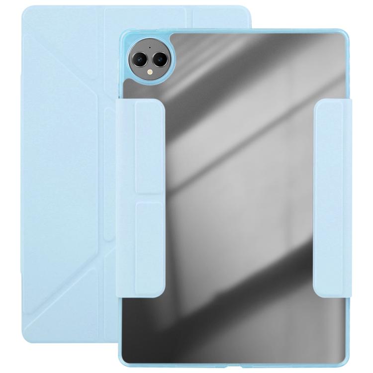 For Huawei MatePad Pro 12.2 2024 Magnetic Detachable Dual-Clasp Acrylic Deformation Leather Tablet Case(Ice Blue) - free shipping - PMC TechLife - Order now!
