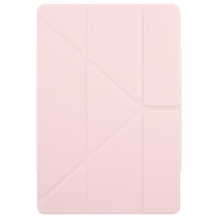 For Huawei MatePad Pro 12.2 2024 Magnetic Detachable Dual-Clasp Acrylic Deformation Leather Tablet Case(Pink) - free shipping - PMC TechLife - Order now!