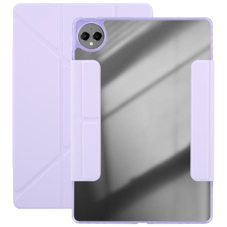 For Huawei MatePad Pro 12.2 2024 Magnetic Detachable Dual-Clasp Acrylic Deformation Leather Tablet Case(Taro Purple) - free shipping - PMC TechLife - Order now!