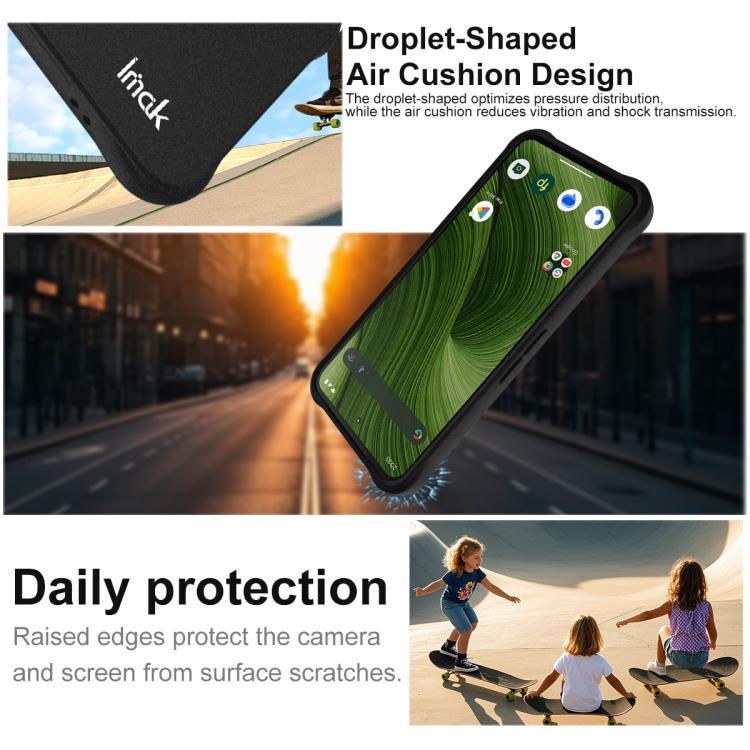 For Fairphone Gen.6 / e / OS Gen.6 imak Shockproof Airbag TPU Phone Case(Matte Black) - free shipping - PMC TechLife - Order now!