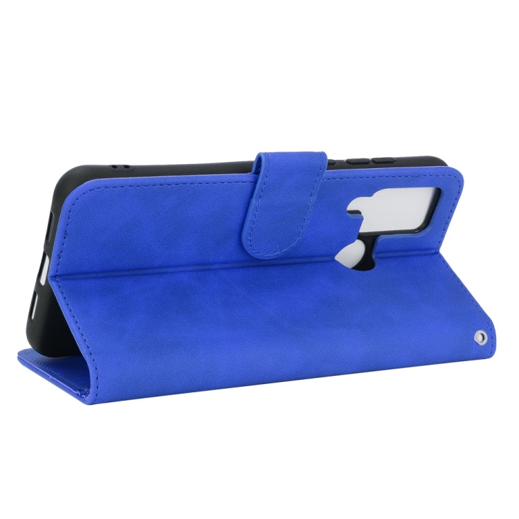 For DOOGEE N20 Pro Solid Color Skin Feel Magnetic Buckle Horizontal Flip Calf Texture PU Leather Case with Holder & Card Slots & Wallet(Blue) - More Brand by PMC TechLife | Online Shopping South Africa | PMC TechLife | Buy Now Pay Later Mobicred