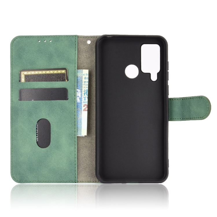 For DOOGEE N20 Pro Solid Color Skin Feel Magnetic Buckle Horizontal Flip Calf Texture PU Leather Case with Holder & Card Slots & Wallet(Green) - More Brand by PMC TechLife | Online Shopping South Africa | PMC TechLife | Buy Now Pay Later Mobicred