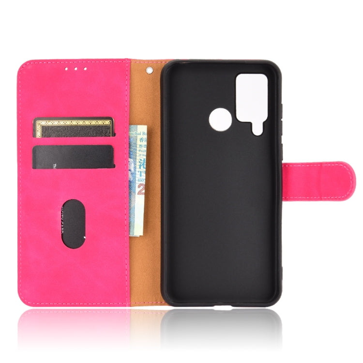 For DOOGEE N20 Pro Solid Color Skin Feel Magnetic Buckle Horizontal Flip Calf Texture PU Leather Case with Holder & Card Slots & Wallet(Rose Red) - More Brand by PMC TechLife | Online Shopping South Africa | PMC TechLife | Buy Now Pay Later Mobicred