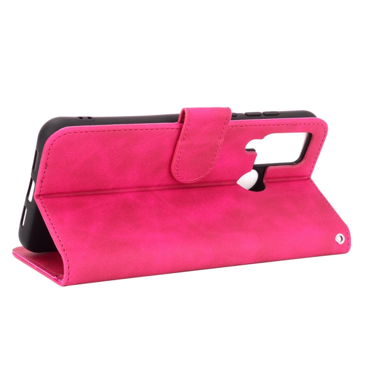 For DOOGEE N20 Pro Solid Color Skin Feel Magnetic Buckle Horizontal Flip Calf Texture PU Leather Case with Holder & Card Slots & Wallet(Rose Red) - More Brand by PMC TechLife | Online Shopping South Africa | PMC TechLife | Buy Now Pay Later Mobicred