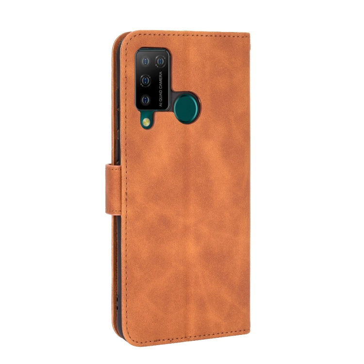 For DOOGEE N20 Pro Solid Color Skin Feel Magnetic Buckle Horizontal Flip Calf Texture PU Leather Case with Holder & Card Slots & Wallet(Brown) - More Brand by PMC TechLife | Online Shopping South Africa | PMC TechLife | Buy Now Pay Later Mobicred
