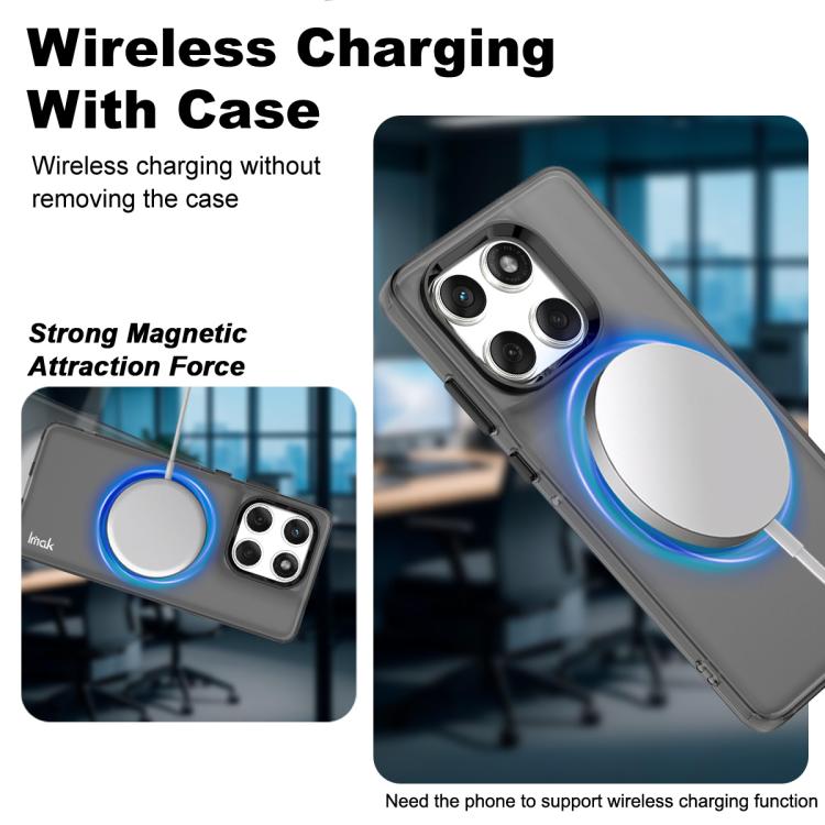 For Motorola Edge 60 Fusion IMAK Chocolate Series TPU + PET MagSafe Phone Case(Black) - free shipping - PMC TechLife - Order now!