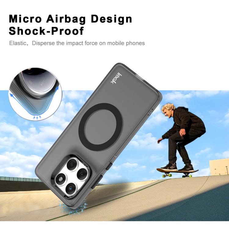 For Motorola Edge 60 Fusion IMAK Chocolate Series TPU + PET MagSafe Phone Case(Black) - free shipping - PMC TechLife - Order now!