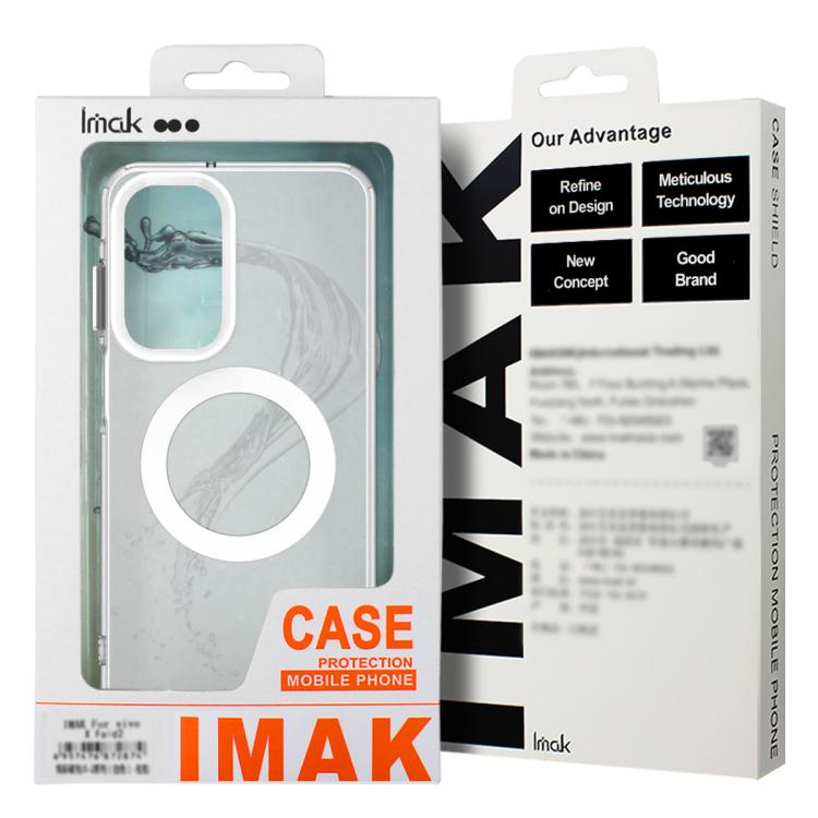 For Motorola Edge 60 Fusion IMAK Chocolate Series TPU + PET MagSafe Phone Case(White) - free shipping - PMC TechLife - Order now!