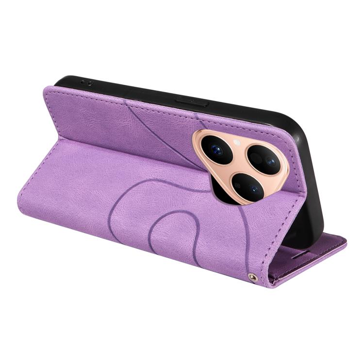 For Huawei Pura 80 5G Dual-color Splicing Flip Leather Phone Case(Purple) - free shipping - PMC TechLife - Order now!