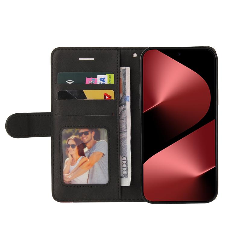 For Huawei Pura 80 Pro 5G Dual-color Splicing Flip Leather Phone Case(Black) - free shipping - PMC TechLife - Order now!