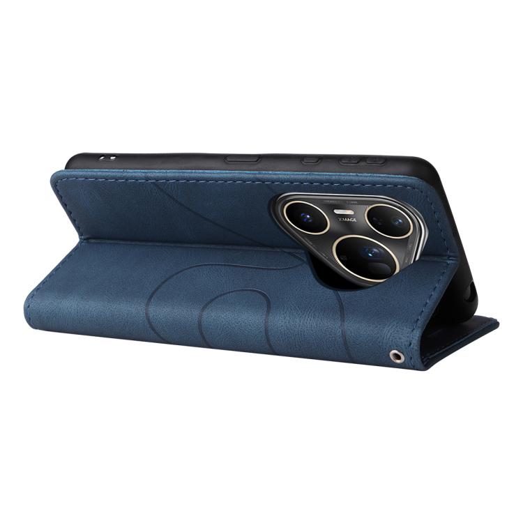 For Huawei Pura 80 Ultra 5G Dual-color Splicing Flip Leather Phone Case(Blue) - free shipping - PMC TechLife - Order now!