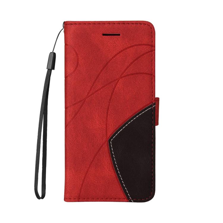 For Huawei Pura 80 Ultra 5G Dual-color Splicing Flip Leather Phone Case(Red) - free shipping - PMC TechLife - Order now!