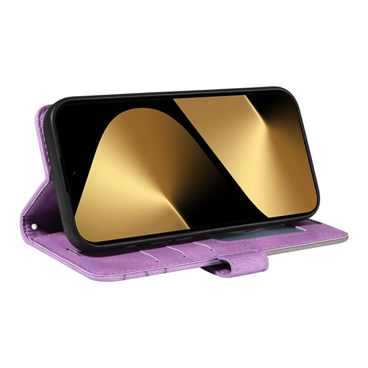 For Huawei Pura 80 Ultra 5G Dual-color Splicing Flip Leather Phone Case(Purple) - free shipping - PMC TechLife - Order now!