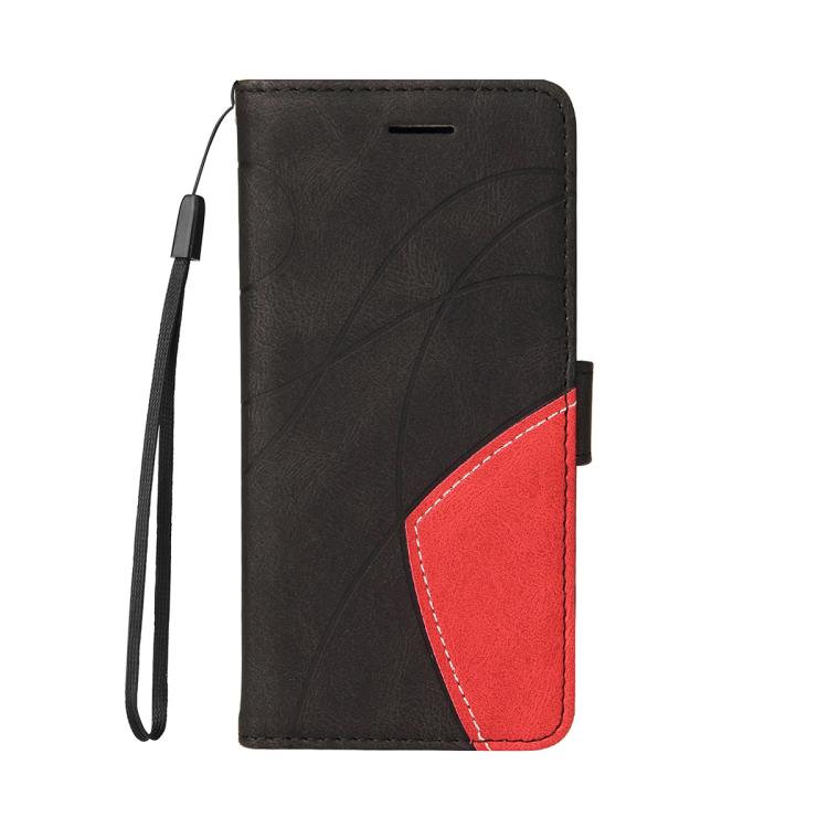 For Nothing CMF Phone 2 Pro Dual-color Splicing Flip Leather Phone Case(Black) - free shipping - PMC TechLife - Order now!
