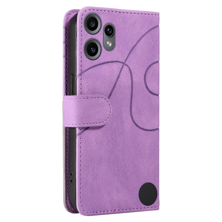 For Nothing CMF Phone 2 Pro Dual-color Splicing Flip Leather Phone Case(Purple) - free shipping - PMC TechLife - Order now!