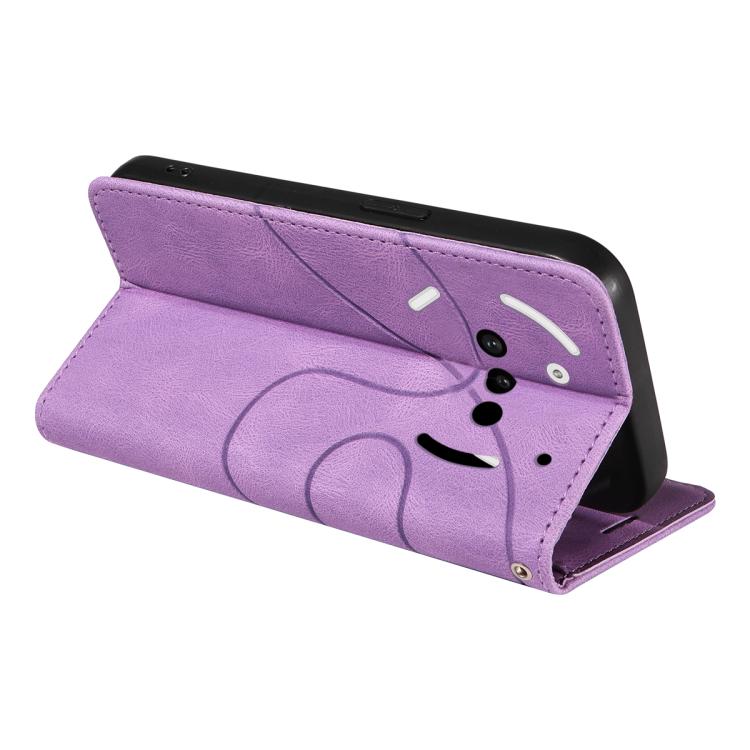 For Nothing Phone 3A Dual-color Splicing Flip Leather Phone Case(Purple) - free shipping - PMC TechLife - Order now!