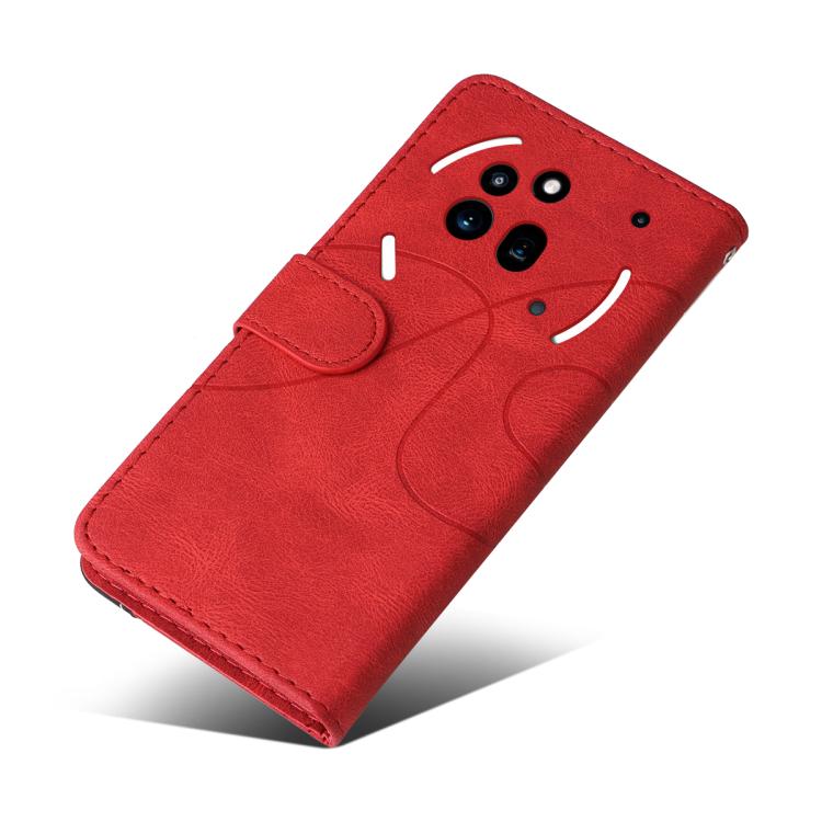 For Nothing Phone 3A Pro Dual-color Splicing Flip Leather Phone Case(Red) - free shipping - PMC TechLife - Order now!