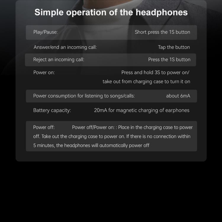 F38 Dual-ear Bluetooth Earphone Smart Watch IP67 Supports Heart Rate Monitoring, Watchband:Leather(Black) - free shipping - PMC TechLife - Order now!