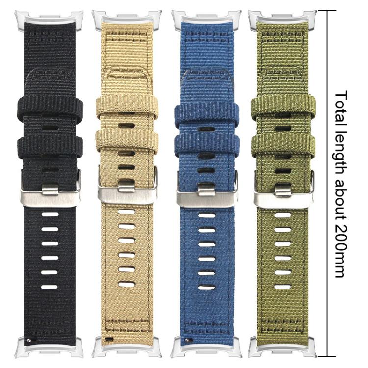 For Samsung Galaxy Watch 7 / 6 / 5 / FE xDfind Two-section Nylon Watch Band(Blue) - free shipping - PMC TechLife - Order now!
