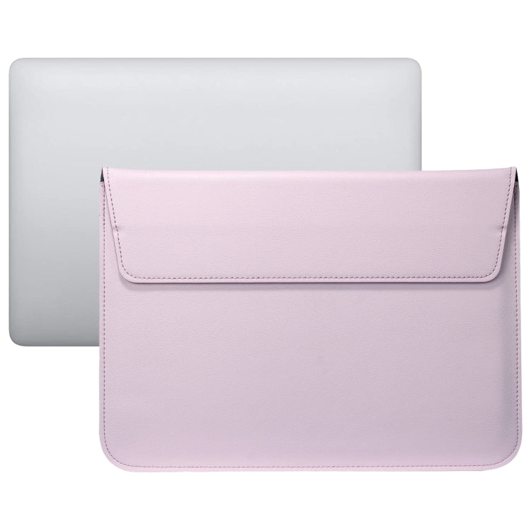 PU Leather Ultra-thin Envelope Bag Laptop Bag for MacBook Air / Pro 11 inch, with Stand Function(Pink) - Protective Bags by PMC Jewellery | Online Shopping South Africa | PMC Jewellery | Buy Now Pay Later Mobicred