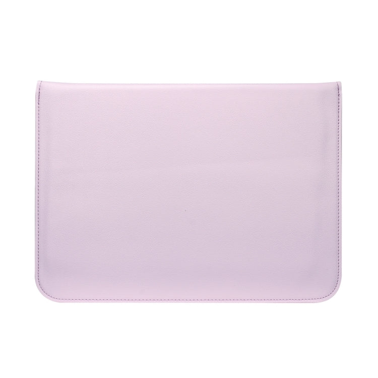 PU Leather Ultra-thin Envelope Bag Laptop Bag for MacBook Air / Pro 13 inch, with Stand Function(Pink) - Protective Bags by PMC Jewellery | Online Shopping South Africa | PMC Jewellery | Buy Now Pay Later Mobicred