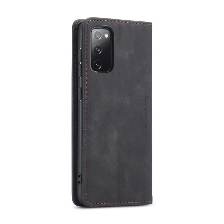 For Samsung Galaxy S20 FE CaseMe 013 Multifunctional Horizontal Flip Leather Case with Holder & Card Slot & Wallet(Black) - free shipping - PMC TechLife - Order now!