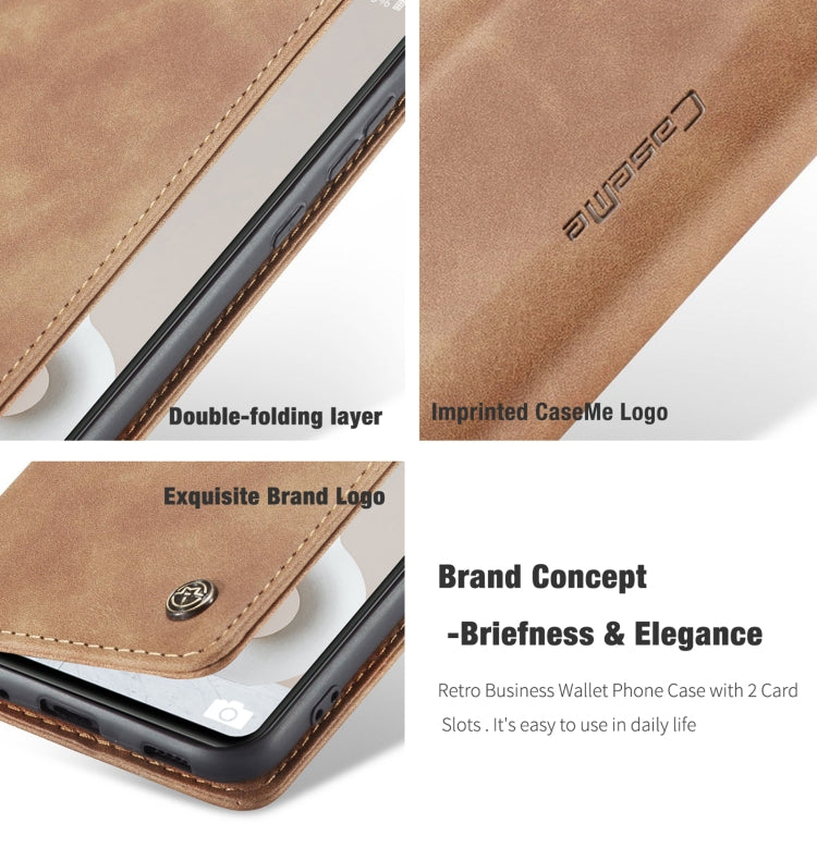 For Samsung Galaxy S20 FE CaseMe 013 Multifunctional Horizontal Flip Leather Case with Holder & Card Slot & Wallet(Brown) - free shipping - PMC TechLife - Order now!