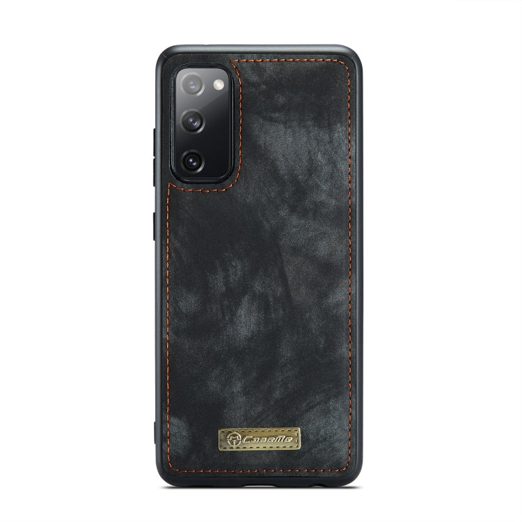 For Samsung Galaxy S20 FE CaseMe 008 Detachable Multifunctional Horizontal Flip Leather Case with Holder & Card Slot & Zipper Wallet & Photo Frame(Black) - Galaxy S20 FE Cases by CaseMe | Online Shopping South Africa | PMC Jewellery | Buy Now Pay Later Mobicred