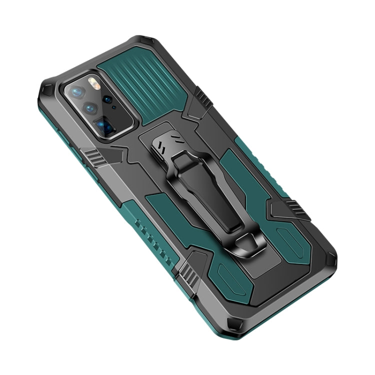 For Huawei P40 Machine Armor Warrior Shockproof PC + TPU Protective Case(Army Green) - Huawei Cases by PMC TechLife | Online Shopping South Africa | PMC TechLife