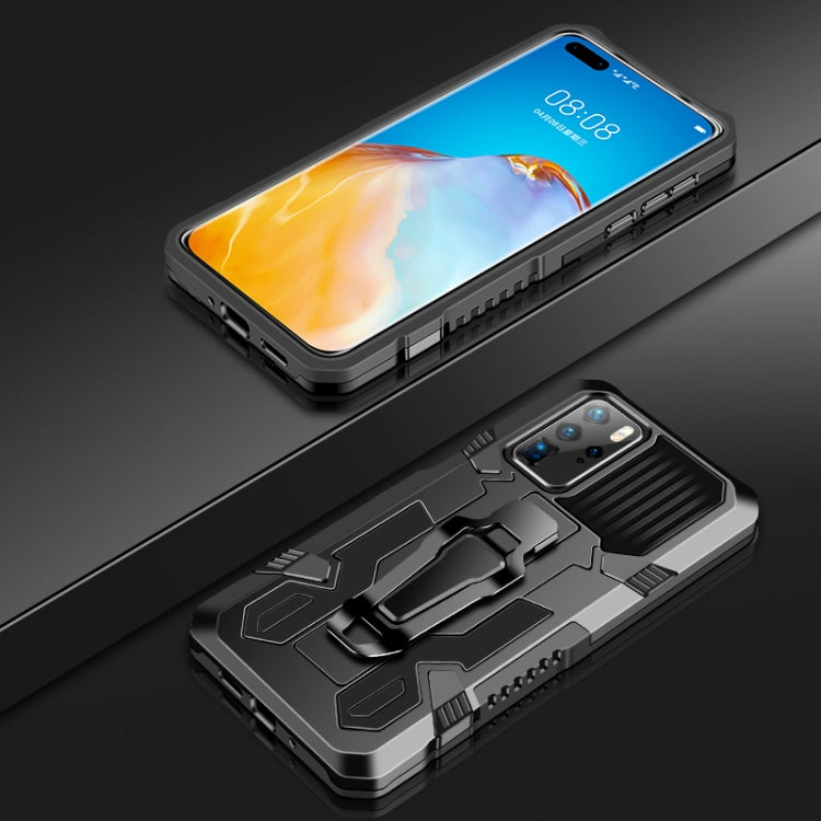 For Huawei P40 Machine Armor Warrior Shockproof PC + TPU Protective Case(Army Green) - Huawei Cases by PMC TechLife | Online Shopping South Africa | PMC TechLife