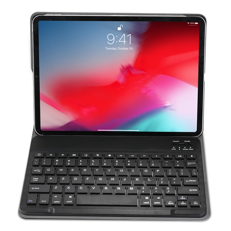 A098 Detachable Ultra-thin ABS Bluetooth Keyboard Tablet Case for iPad Air 4 / Air 5 / Pro 11 inch 2022 / 2021 / 2020 / 2018, with Stand(Black) - For iPad Air by PMC Jewellery | Online Shopping South Africa | PMC Jewellery | Buy Now Pay Later Mobicred