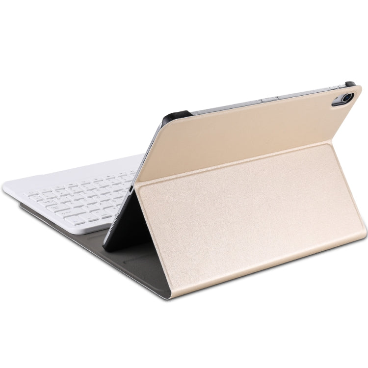 A098 Detachable Ultra-thin ABS Bluetooth Keyboard Tablet Case for iPad Air 4 / Air 5 / Pro 11 inch 2022 / 2021 / 2020 / 2018, with Stand(Gold) - For iPad Air by PMC TechLife | Online Shopping South Africa | PMC TechLife | Buy Now Pay Later Mobicred