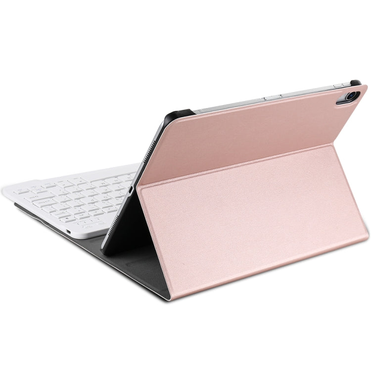A098 Detachable Ultra-thin ABS Bluetooth Keyboard Tablet Case For iPad Air 4 / Air 5 / Pro 11 inch 2022 / 2021 / 2020 / 2018 , with Stand(Rose Gold) - For iPad Air by PMC TechLife | Online Shopping South Africa | PMC TechLife | Buy Now Pay Later Mobicred