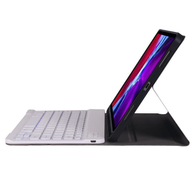 A098BS Detachable Ultra-thin Backlight Bluetooth Keyboard Tablet Case for iPad Air 11 2024 / 2025 / Air 4 10.9 inch 2020, with Stand & Pen Slot(Gold) - For iPad Air by PMC Jewellery | Online Shopping South Africa | PMC Jewellery | Buy Now Pay Later Mobicred