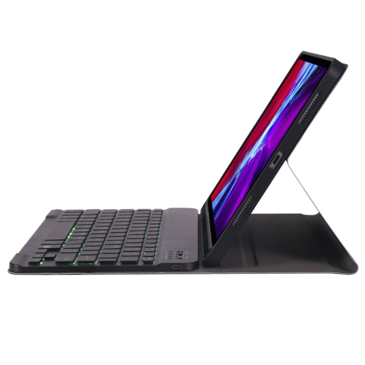 A098BS Detachable Ultra-thin Backlight Bluetooth Keyboard Tablet Case for iPad Air 11 2024 / 2025 / Air 4 10.9 inch 2020, with Stand & Pen Slot(Dark Blue) - free shipping - PMC TechLife - Order now!