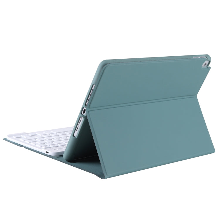T098B Integrated Ultra-thin Candy Colors Bluetooth Keyboard Tablet Case for  iPad Air 11 2024 / 2025 / Air 4 10.9 inch 2020, with Stand & Pen Slot(Dark Green) - For iPad Air by PMC TechLife | Online Shopping South Africa | PMC TechLife | Buy Now Pay Later Mobicred