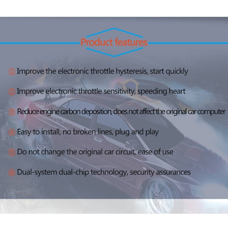 For Peugeot 208 2012+ TROS TS-6Drive Potent Booster Electronic Throttle Controller - Car Modification by TROS | Online Shopping South Africa | PMC TechLife | Buy Now Pay Later Mobicred