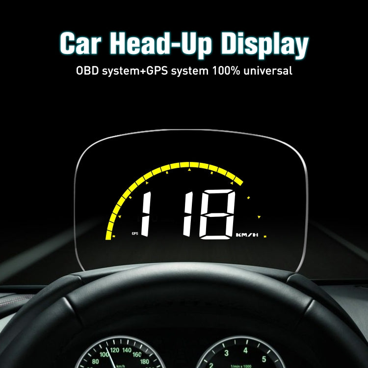 C700S OBD2 + GPS Mode Car HUD Head-up Display Fault Alarm - Head Up Display System by PMC TechLife | Online Shopping South Africa | PMC TechLife | Buy Now Pay Later Mobicred