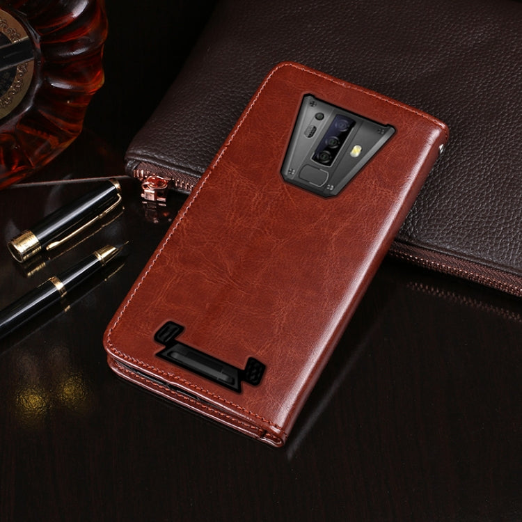 For Blackview BV6900 idewei Crazy Horse Texture Horizontal Flip Leather Case with Holder & Card Slots & Wallet(Red) - More Brand by idewei | Online Shopping South Africa | PMC TechLife | Buy Now Pay Later Mobicred