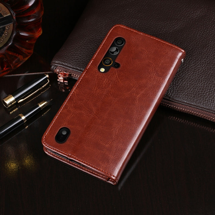 For Blackview BV9900 Pro idewei Crazy Horse Texture Horizontal Flip Leather Case with Holder & Card Slots & Wallet(Brown) - More Brand by idewei | Online Shopping South Africa | PMC TechLife | Buy Now Pay Later Mobicred
