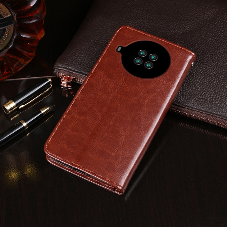 For Cubot Note 20 idewei Crazy Horse Texture Horizontal Flip Leather Case with Holder & Card Slots & Wallet(Sky Blue) - free shipping - PMC Jewellery - Order now!