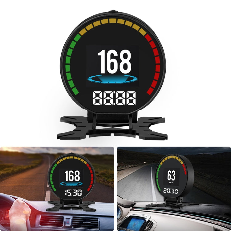 P15 OBD2 Car HUD Head-up Display Water Temperature / Vehicle Speed / Voltage - Head Up Display System by PMC TechLife | Online Shopping South Africa | PMC TechLife | Buy Now Pay Later Mobicred