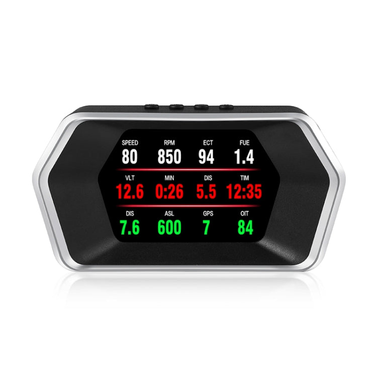 P17 Car HUD Head-up Display GPS Speed Meter Car OBD2 Fault Elimination Code - Head Up Display System by PMC TechLife | Online Shopping South Africa | PMC TechLife | Buy Now Pay Later Mobicred