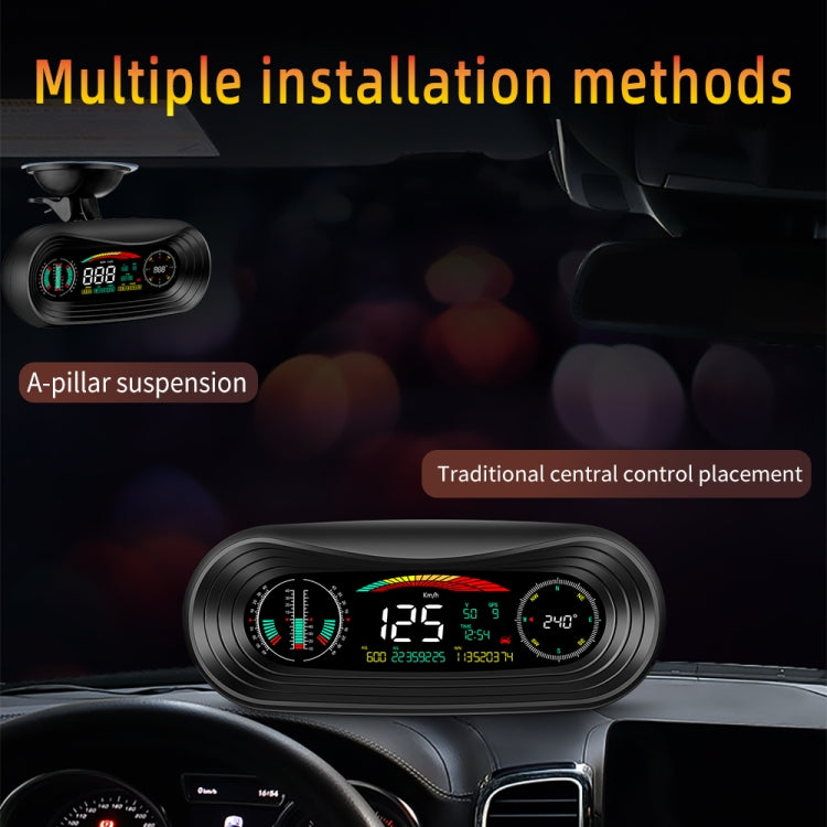 P18 GPS Car HUD Head-up Display Vehicle Speed / Voltage / Mileage - Head Up Display System by PMC TechLife | Online Shopping South Africa | PMC TechLife | Buy Now Pay Later Mobicred