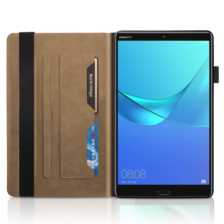 For Huawei MediaPad M5 10.8 inch Life Tree Series Horizontal Flip Leather Case with Holder & Card Slots & Pen Slot(Brown) - Huawei by PMC TechLife | Online Shopping South Africa | PMC TechLife | Buy Now Pay Later Mobicred