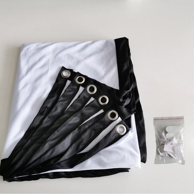 Simple Folding Thin Polyester Projector Film Curtain, Size:120 inch (16:9) Projection Area: 265 x 150cm - free shipping - PMC TechLife - Order now!